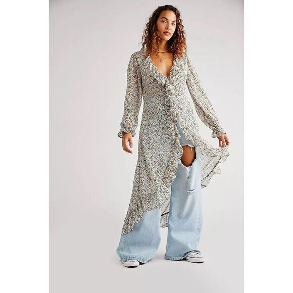 Free people- Free People GIGI Printed Max - Picture 1 of 12